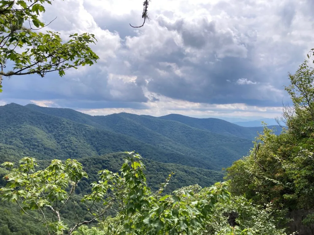 View from atop Hawkbill Rock