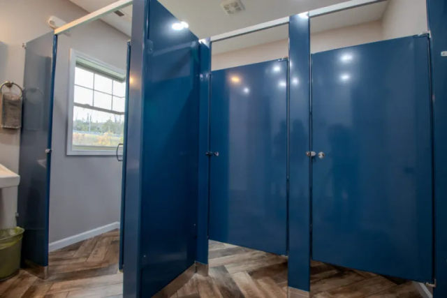 Ladies Shared Restroom Facilities at The Lazy Tiger