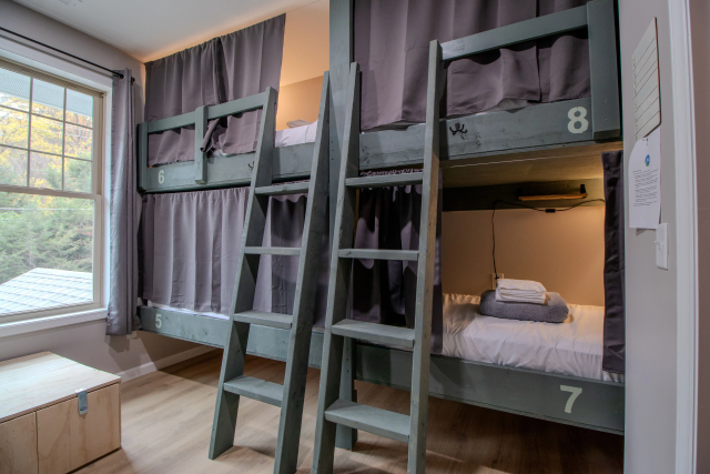 Comfortable shared dorm rooms