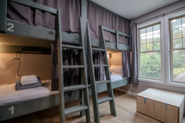 Another view of shared dorm at The Lazy Tiger