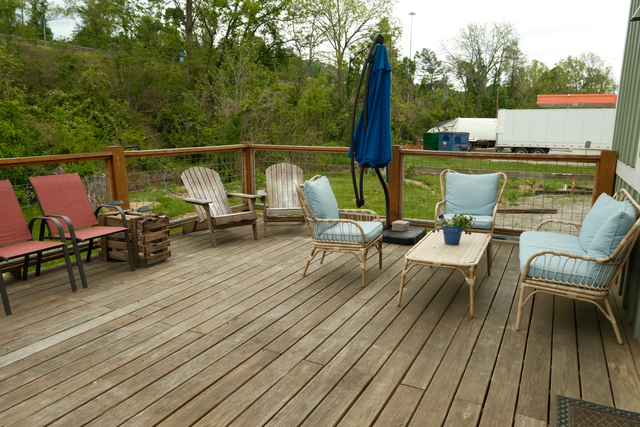 Back Porch at The Lazy Tiger