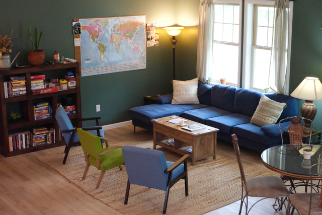 Living Room at The Lazy Tiger